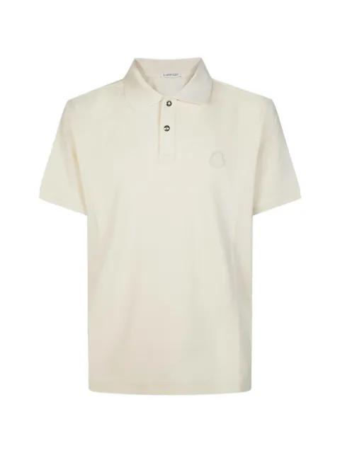 logo-patch polo shirt by MONCLER