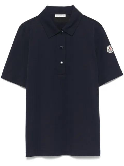 logo-patch polo shirt by MONCLER