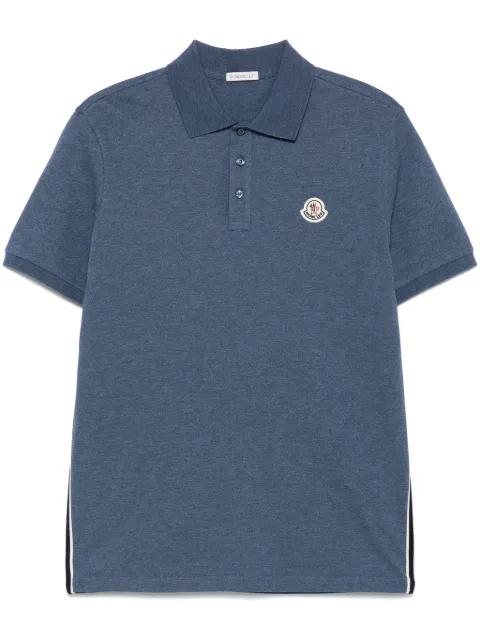 logo-patch polo shirt by MONCLER