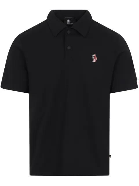 logo-patch polo shirt by MONCLER