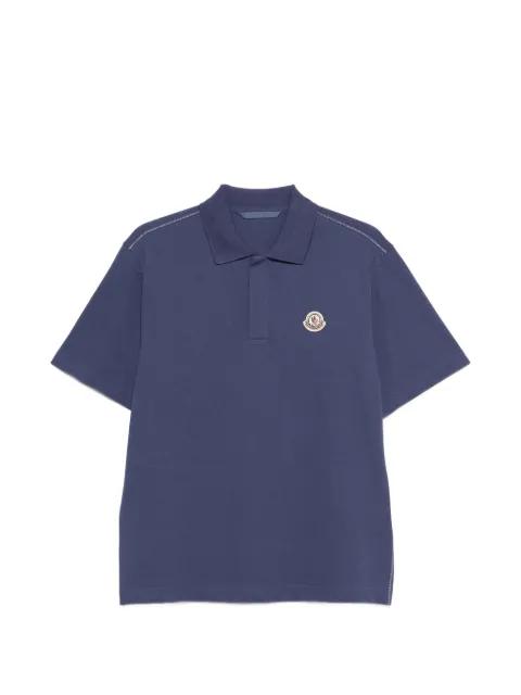 logo patch polo shirt by MONCLER