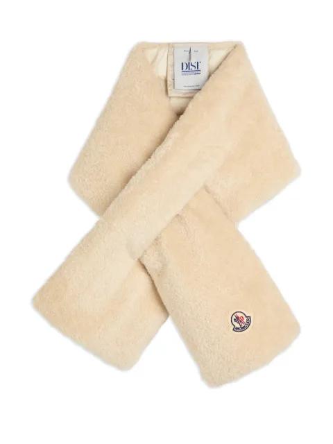 logo-patch scarf by MONCLER