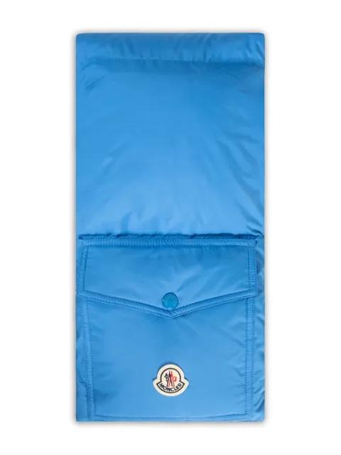 logo-patch scarf by MONCLER