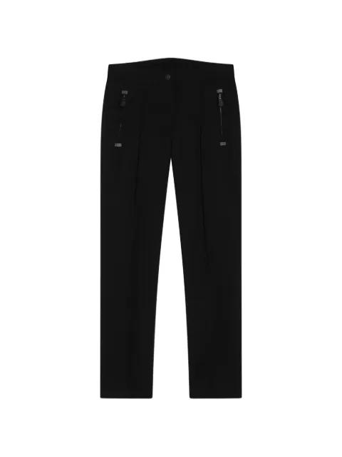 logo-patch stirrup ski trousers by MONCLER
