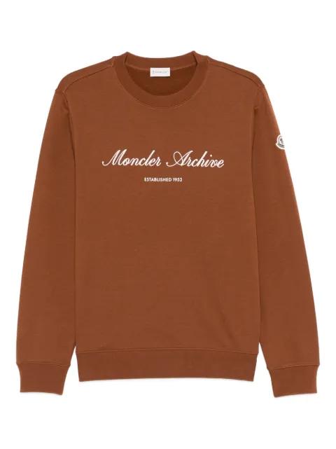 logo-patch sweater by MONCLER