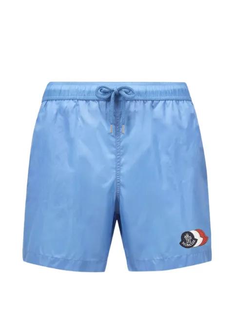 logo-patch swim shorts by MONCLER