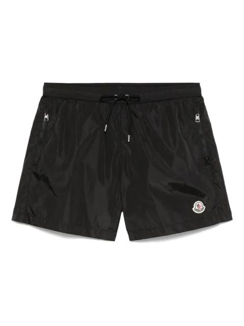 logo-patch swim shorts by MONCLER