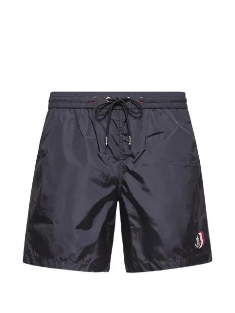logo-patch swim shorts by MONCLER