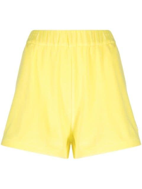 logo-patch terry-cloth shorts by MONCLER