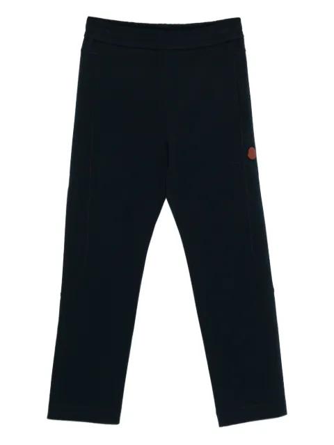 logo-patch track pants by MONCLER