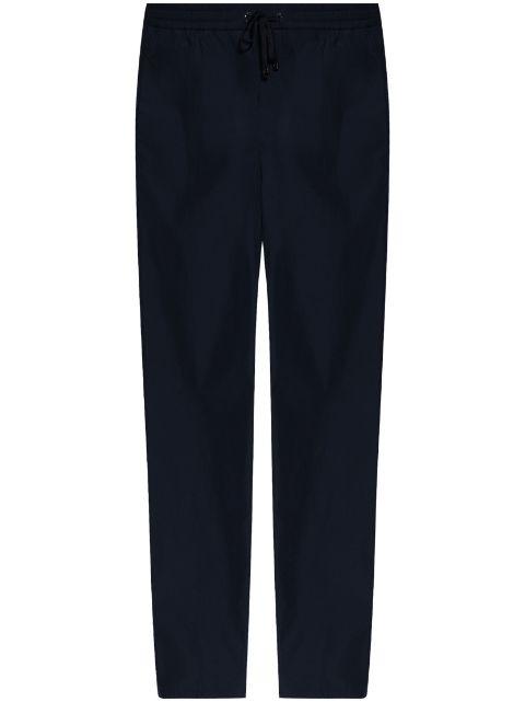 logo-patch trousers by MONCLER
