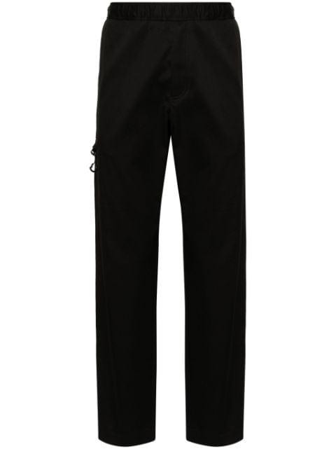 logo-patch trousers by MONCLER