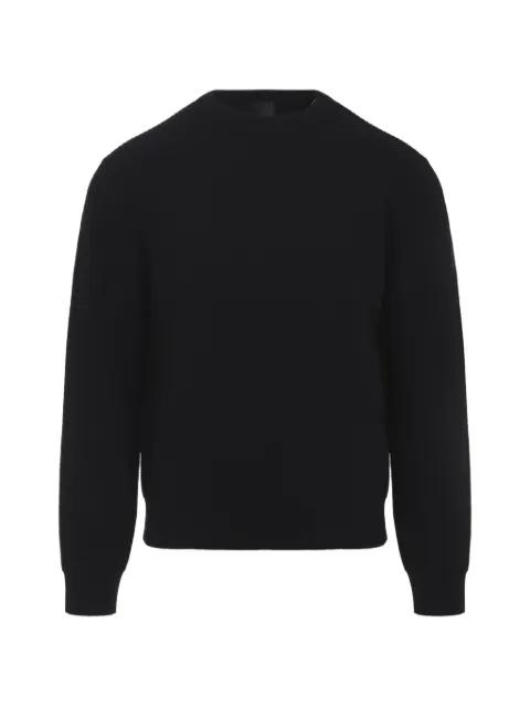 logo-patch wool sweater by MONCLER