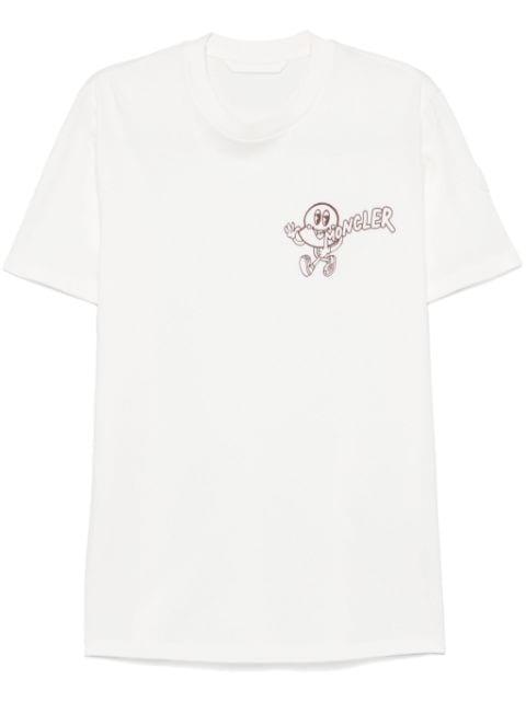 logo-print T-shirt by MONCLER