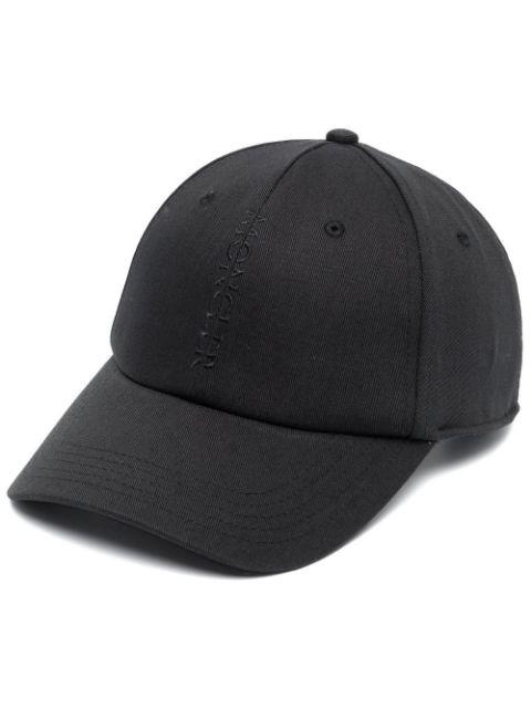 logo-print baseball cap by MONCLER