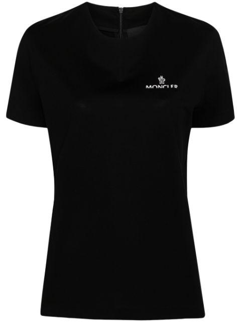 logo-print cotton T-shirt by MONCLER