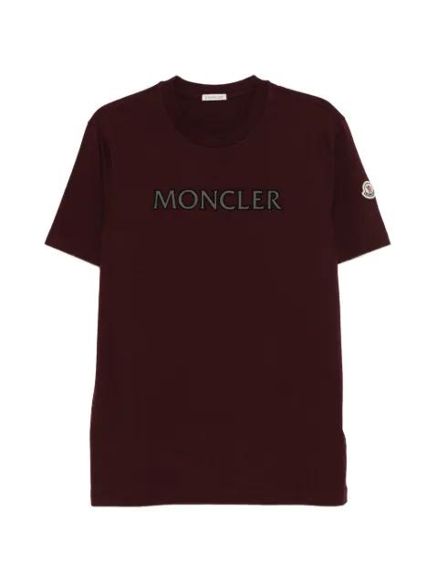 logo-print cotton T-shirt by MONCLER