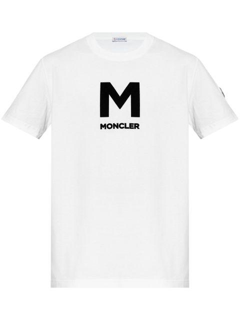 logo-print cotton t-shirt by MONCLER