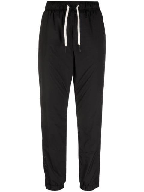 logo-print drawstring track pants by MONCLER