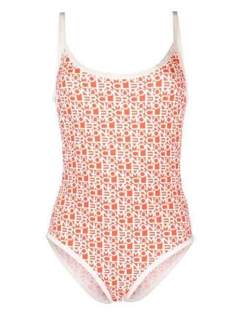 logo-print swimsuit by MONCLER
