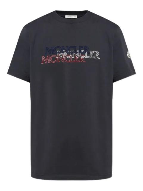 logo-printed cotton T-shirt by MONCLER