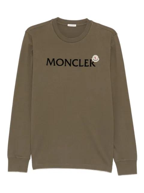 long-sleeve cotton jersey T-shirt by MONCLER