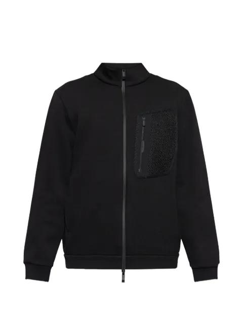 mesh-pocket zip-up sweatshirt by MONCLER