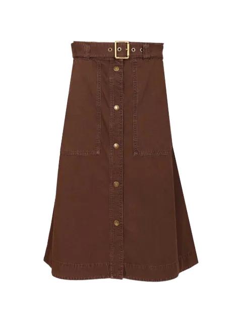 midi buttoned skirt by MONCLER