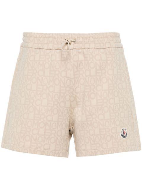 monogram jacquard shorts by MONCLER
