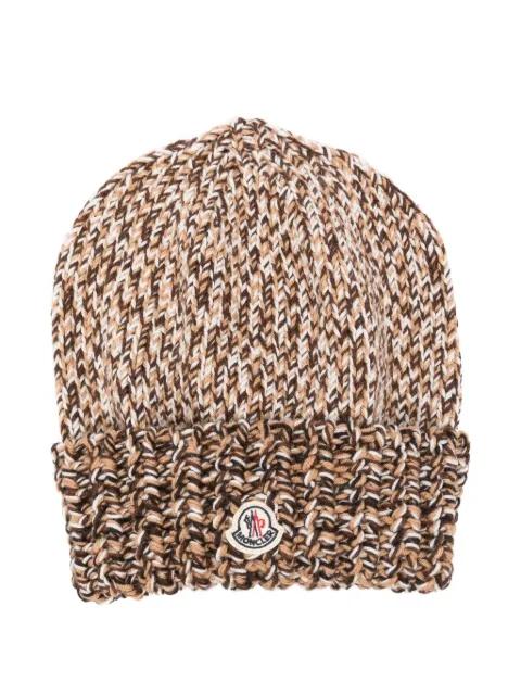 mouliné wool beanie by MONCLER