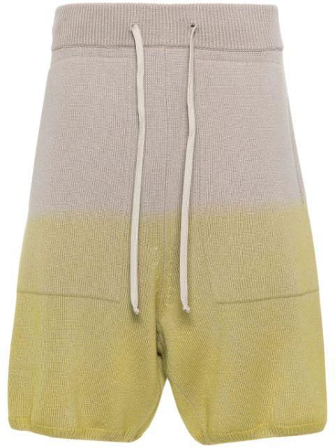 ombré-effect cashmere shorts by MONCLER