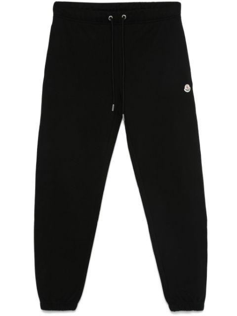 organic cotton track pants by MONCLER