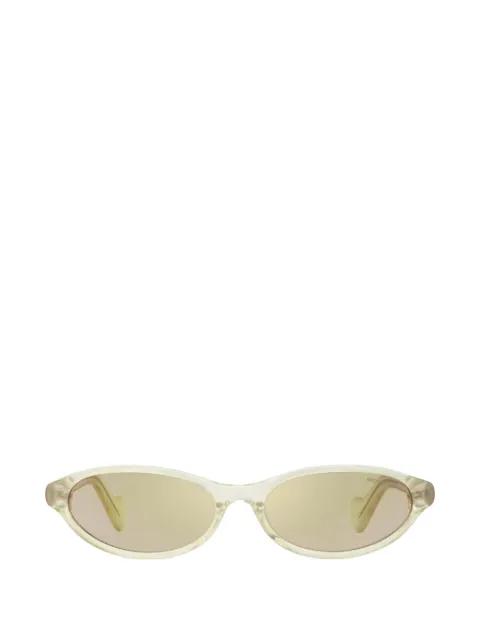 oval-frame sunglasses by MONCLER