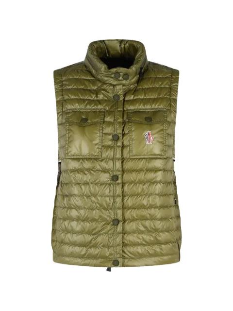 padded buttoned gilet by MONCLER