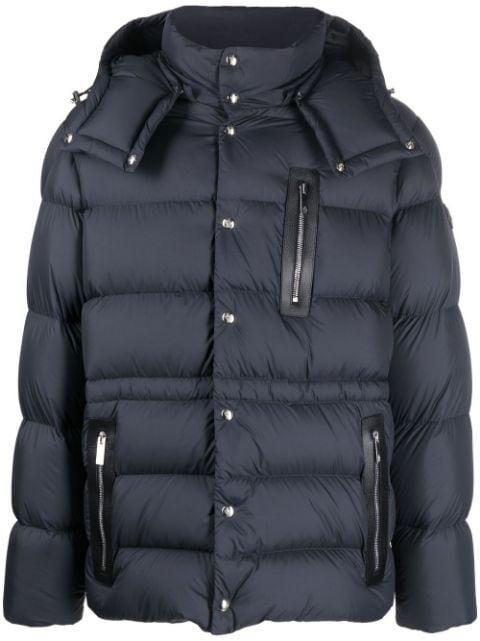 padded hoodied jacket by MONCLER