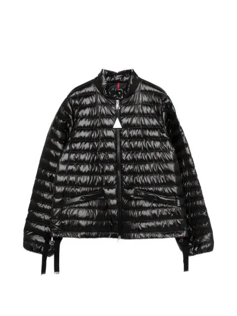 padded logo-patch jacket by MONCLER