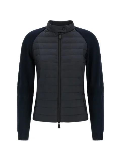 padded zip-up cardigan by MONCLER