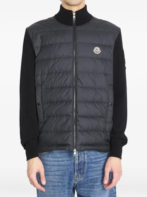 padded zip-up cardigan by MONCLER