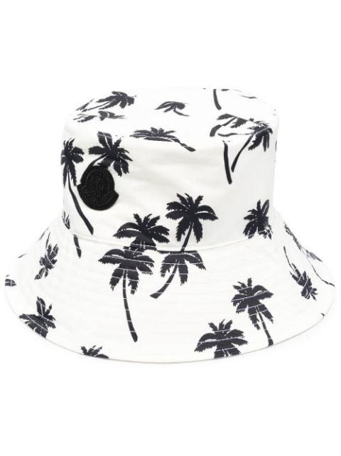 palm tree bucket hat by MONCLER