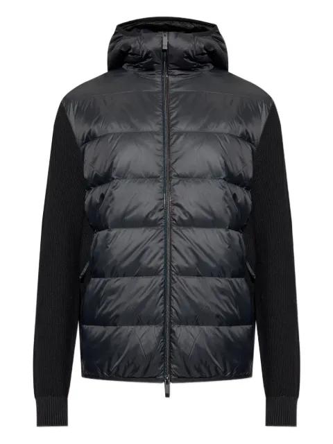 panelled hoodied jacket by MONCLER