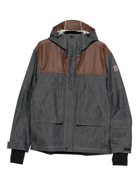 panelled hoodied jacket by MONCLER