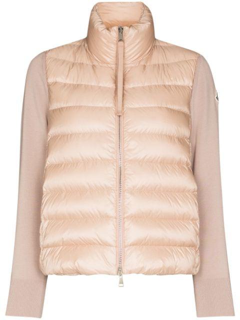 panelled puffer jacket by MONCLER | jellibeans