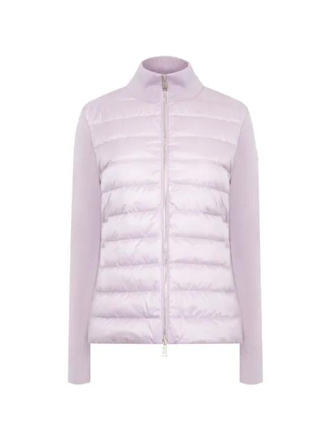 panelled zip-up jacket by MONCLER