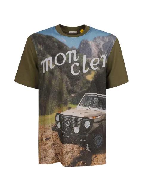 photographic print T-shirt by MONCLER