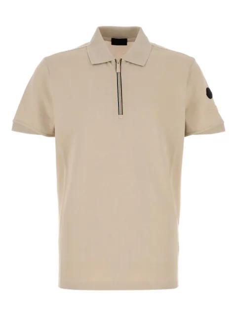 piquet zip-fastening polo shirt by MONCLER