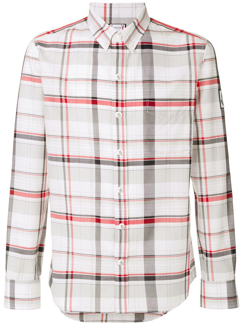 plaid fitted shirt by MONCLER