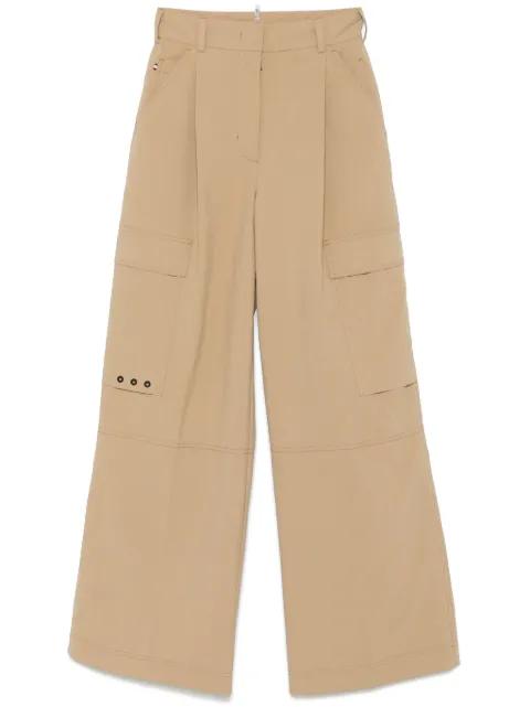 pleat-detail trousers by MONCLER