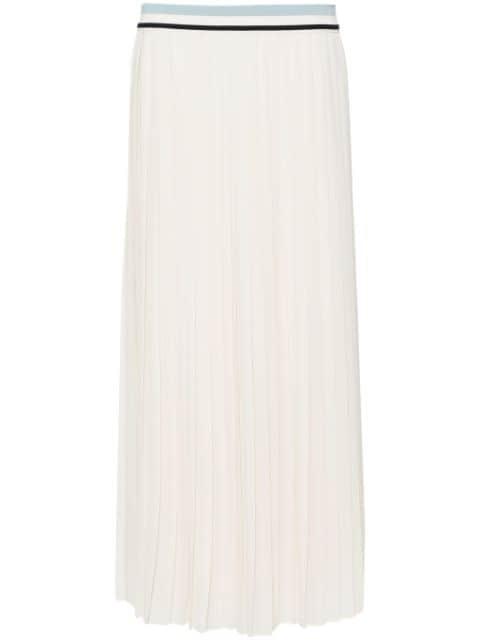 pleated midi skirt by MONCLER