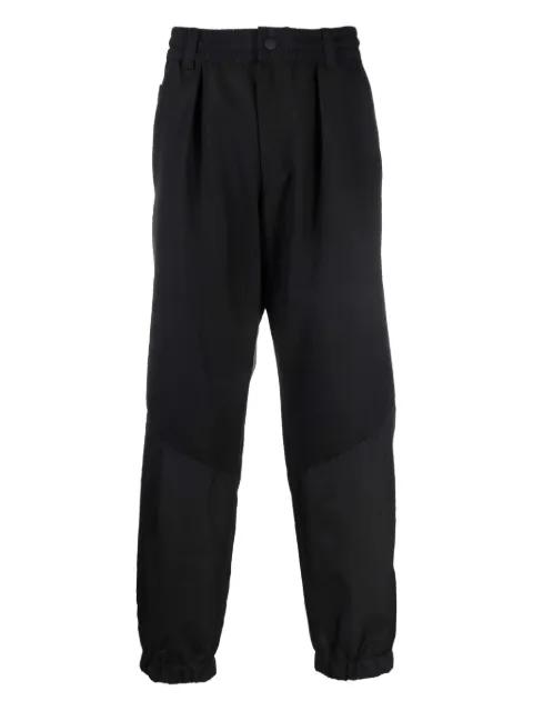 pleated panelled trousers by MONCLER