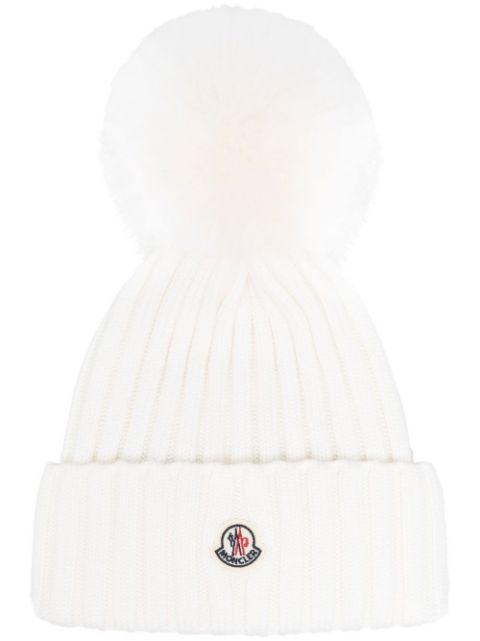 pom-pom detail beanie by MONCLER